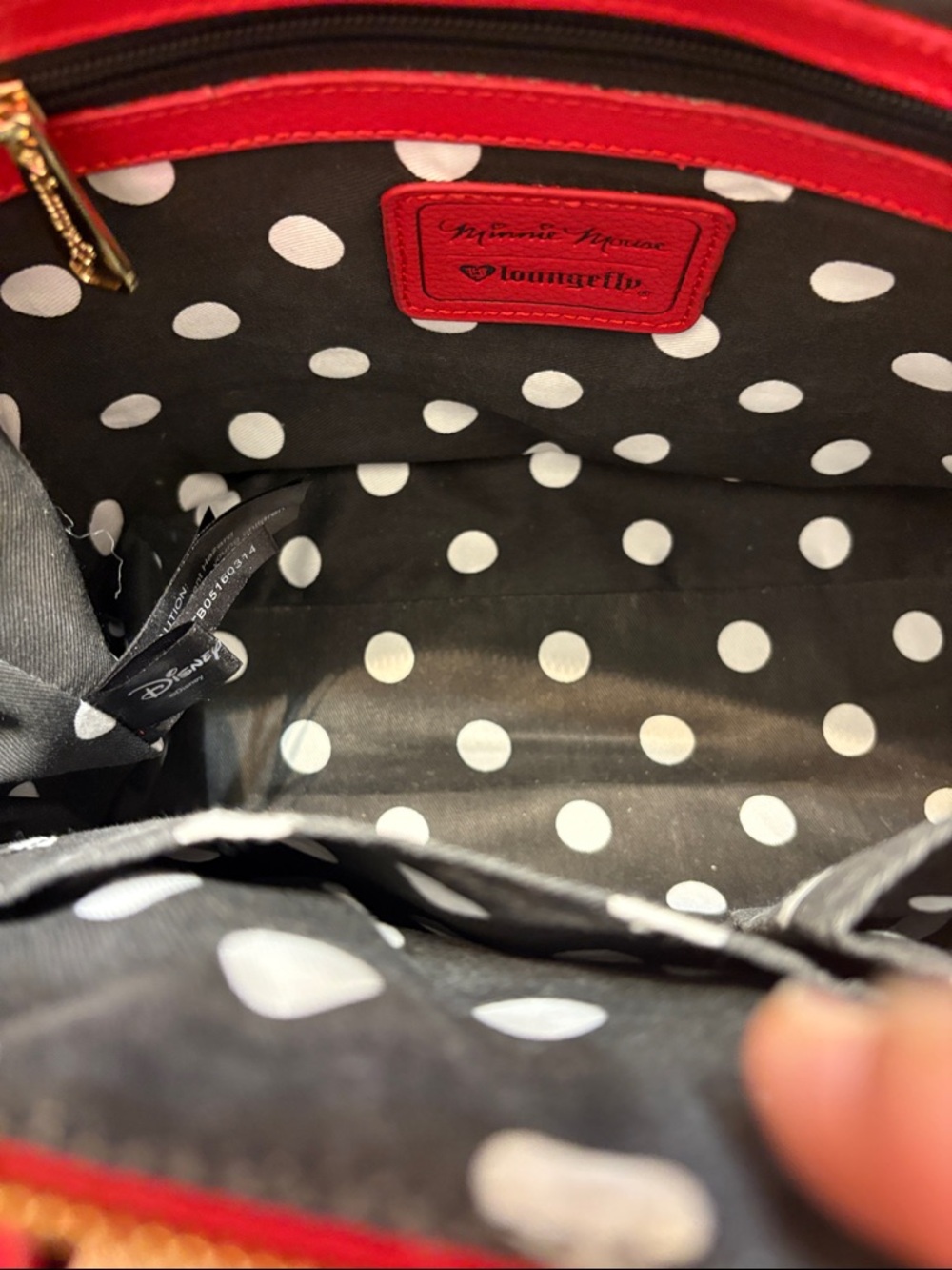 🐭Loungefly x  Disney Minnie Mouse Embossed Satchel - Picture 9 of 12